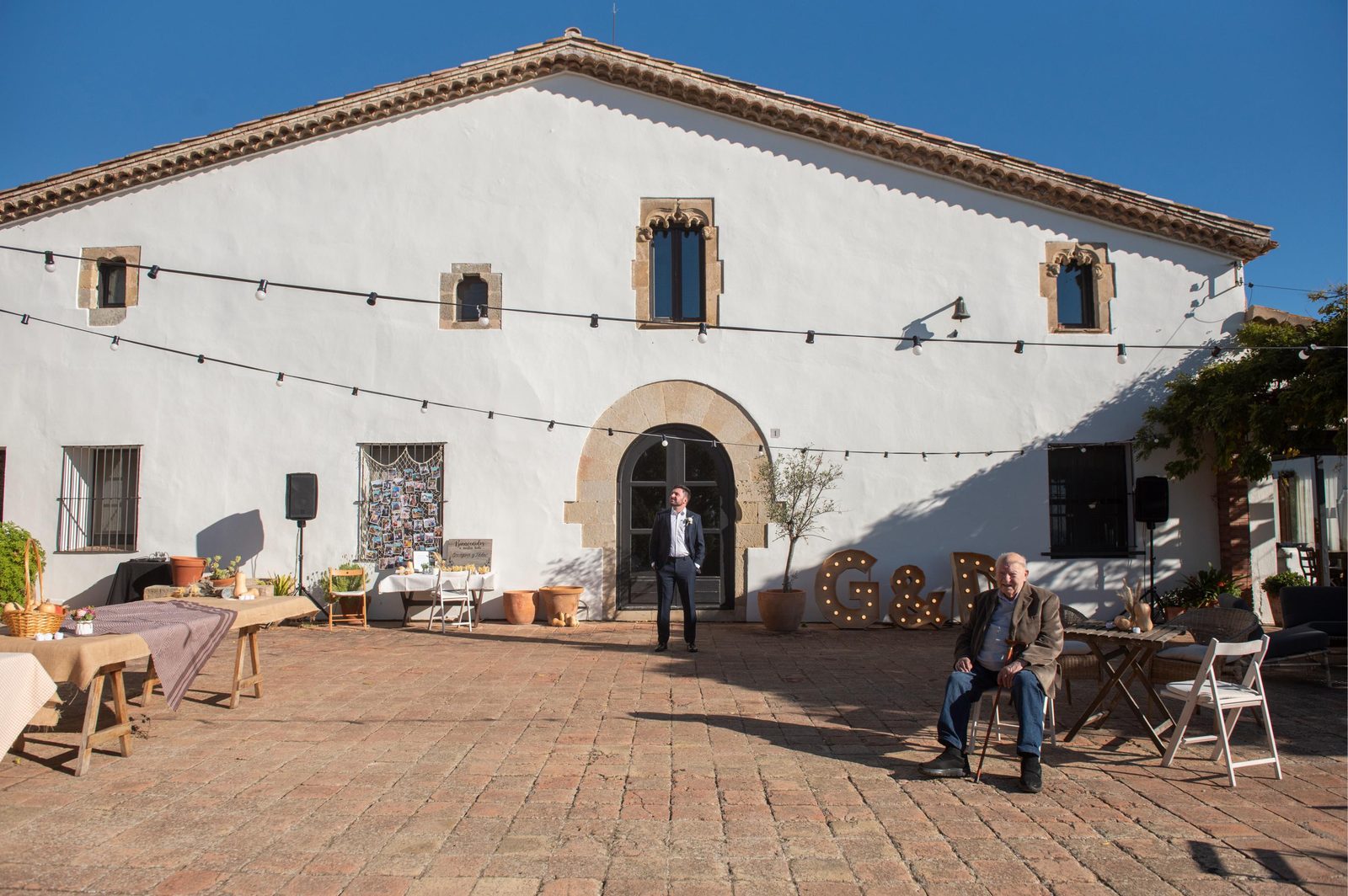 Masía clásica en Alella, ubicación de boda cerca de Badalona